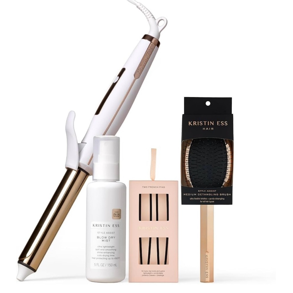 Kristen Ess 1” Curling Iron set